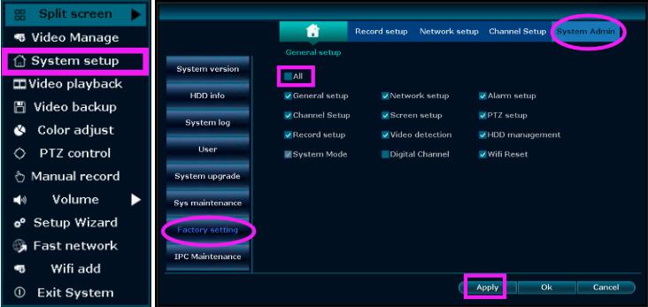 Ansjer-How To Reset All Setting Of The Nvr System, Ansjer Electronics Co, Ltd