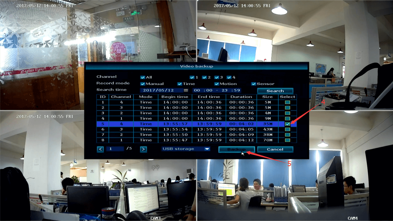 Ansjer-How To Backup The Nvr Video, Ansjer Electronics Co, Ltd-2