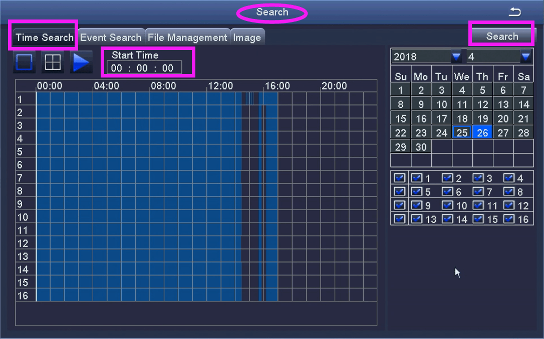 Ansjer cctv-How To Set Up Record And Playback On Ansjer Dvr-21