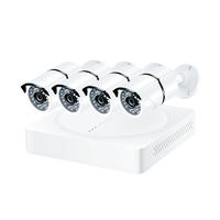 Ansjer 2K Ultra HD H.265 Home Security Camera System, 4 Channel DVR Recorder with 4 HD 5.0MP Outdoor/Indoor Bullet Cameras IP66, 60FT Night Vision, Motion Detection Email Alert, Internet & Smartphone Viewing