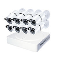 Ansjer 4K Ultra HD H.265 Home Security Camera System, 8 Channel DVR Recorder with 8 HD 8.0MP Outdoor/Indoor Bullet Cameras IP66, 100FT Night Vision, Motion Detection Email Alert, Internet & Smartphone Viewing