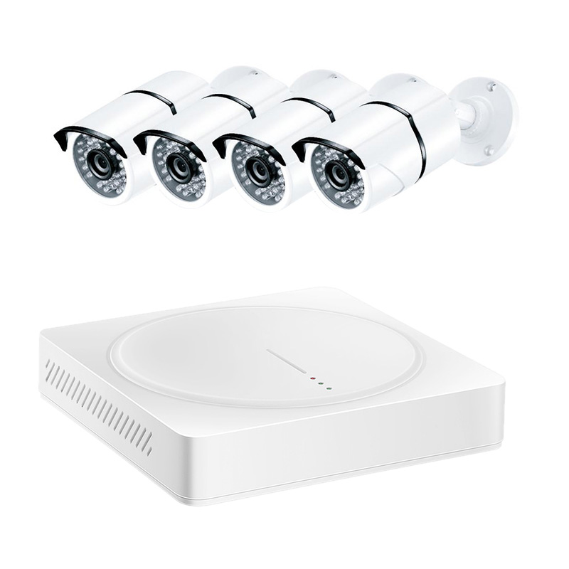 Ansjer-Ansjer 1080P 4CH H264 CCTV Camera DVR Kits with 20MP IR Night Vision Security Camera