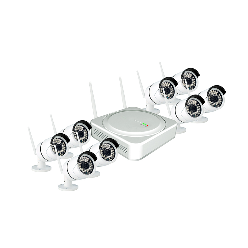 Ansjer-Ansjer 1080P H264 8CH Wireless NVR Security Camera System Kit 20MP OutdoorIndoor Wi-Fi IP Cam